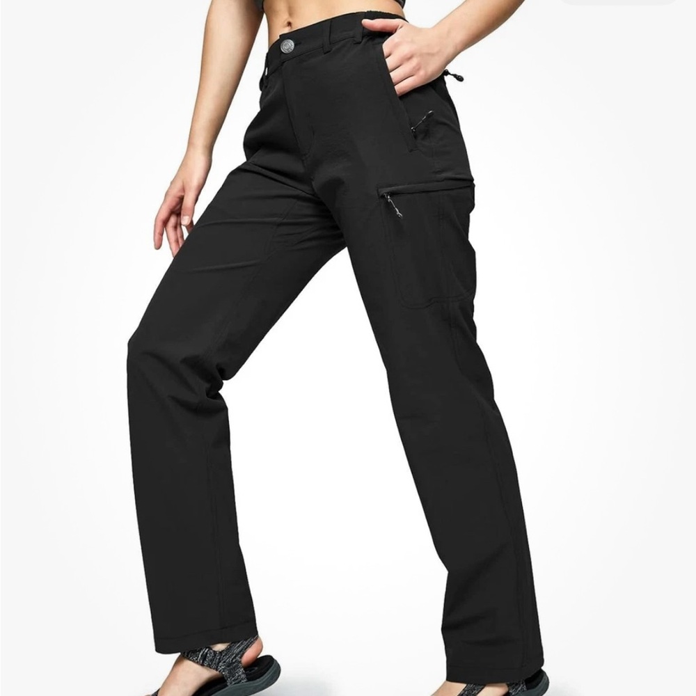 Sleek Black Straight Leg Women's Pants